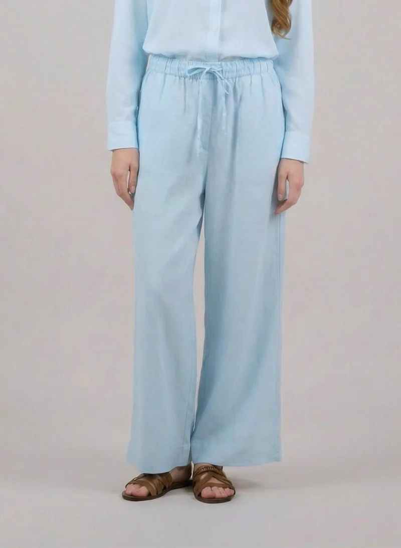 Just Nature 100% Linen Wide Leg Trousers